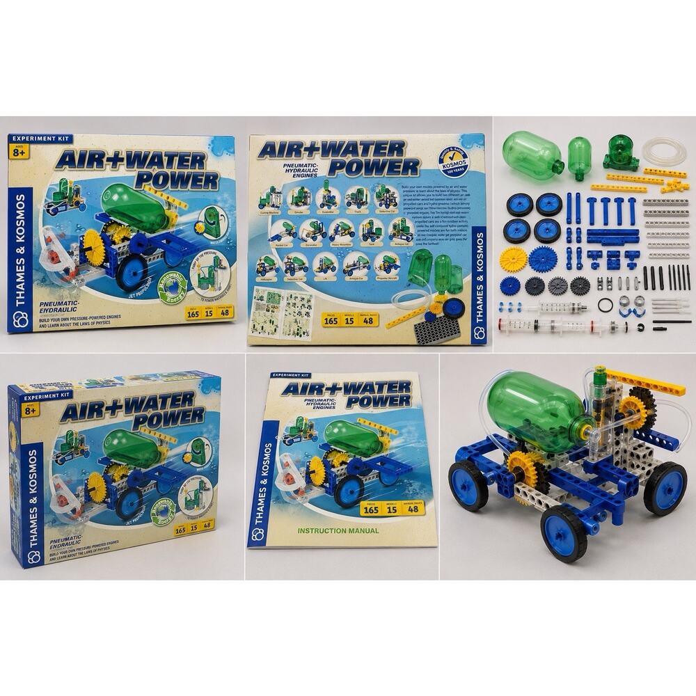 Thames & Kosmos Air + Water Power STEM Science Kit 15 Models 165 Pieces